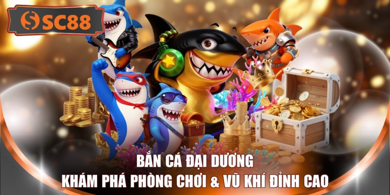 Bắn Cá Đại Dương - Khám Phá Phòng Chơi & Vũ Khí Đỉnh Cao