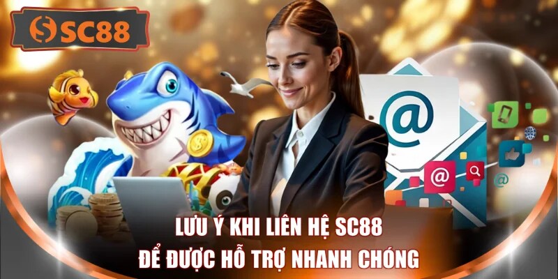 Lưu ý khi liên hệ SC88 để được hỗ trợ nhanh chóng