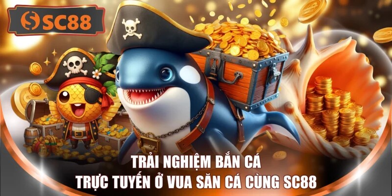 Trải nghiệm bắn cá trực tuyến ở Vua săn cá cùng SC88